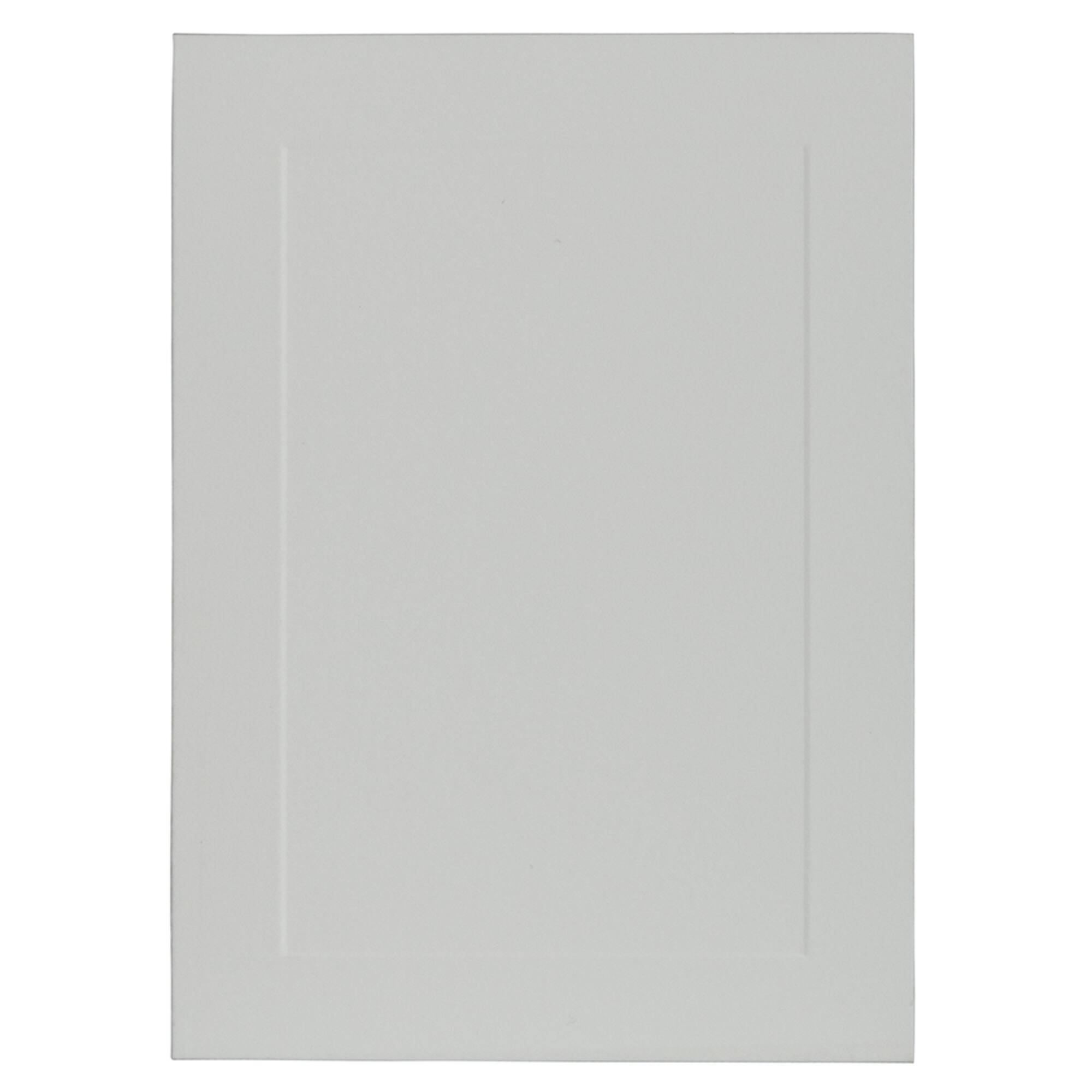 JAM Paper A1 Blank White Foldover Cards with Panel